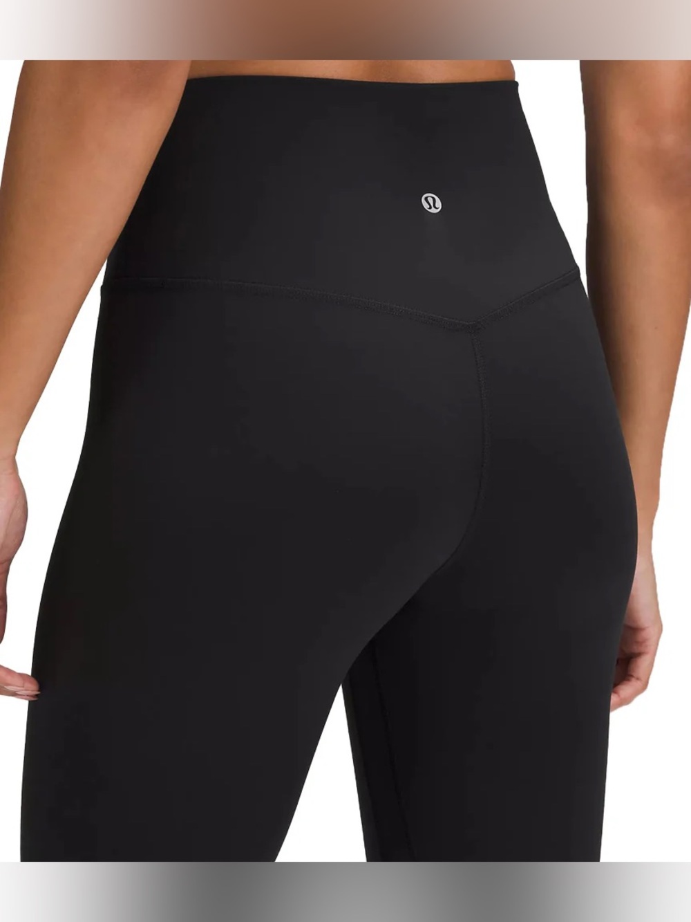 Lululemon Black Athletic Cropped Leggings